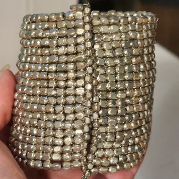 Bold Gold Chunky Knot Red Silver Tone Necklace Tiger Rhinestone Bracelets Huge - Picture 6 of 16